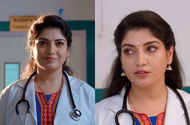 கண்ணெதிரே தோன்றினால் தொடரில் நடிகை பாப்ரி கோஷ்