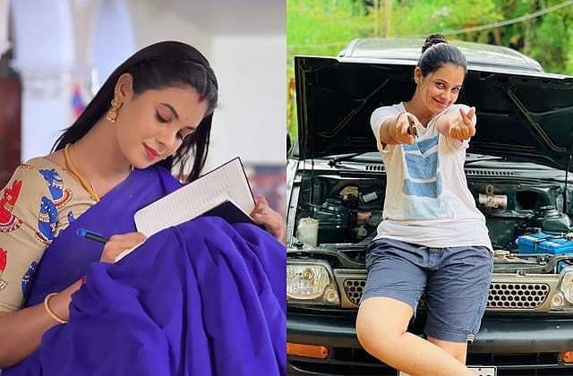 ஓய்வு நேரத்தில் அனுஷா பிரதாப்