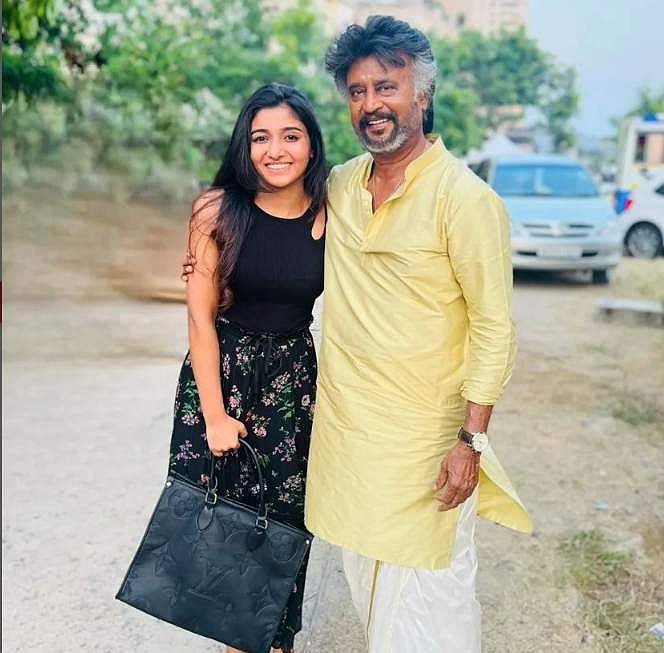 நடிகர் ரஜினியுடன்... 