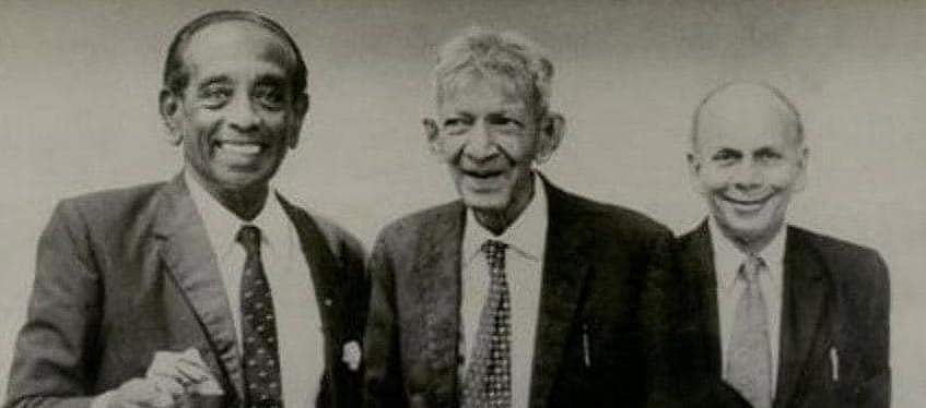 (இடமிருந்து) ஜி.ஜி.பொன்னம்பலம், செல்வநாயகம், நீலன் திருச்செல்வன்